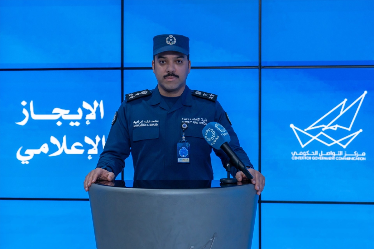 المتحدث الرسمي باسم الإطفاء العميد محمد الغريب